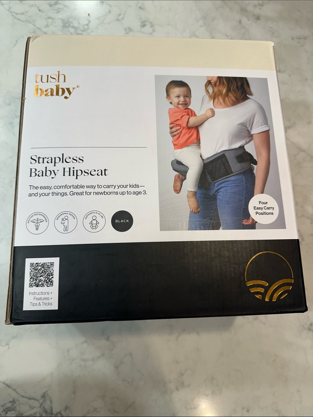 Tush Baby Strapless Baby Hipseat